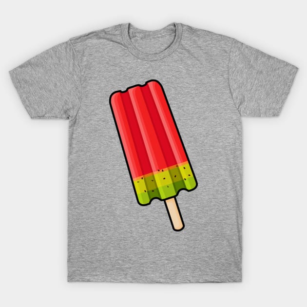 Watermelon Ice Lolly Fun Design T-Shirt by AlmightyClaire